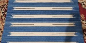 Designer Blue and White Stripes Rugs