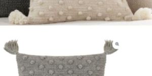 Knitted Cushion Cover