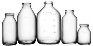 Transparent Pharma Glass Bottle