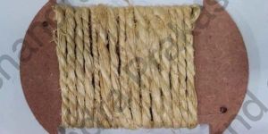 Natural Banana Fiber Two Ply Handspun Loose Twist Yarn