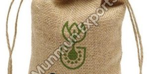 Jute Drawstring Pouch