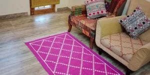 Pink Cotton Rug