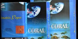 Coral Dot Matrix Paper