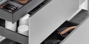 Grey Self Closing Innotech Slim Tandem Box