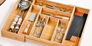 Wooden Cutlery Tray