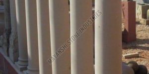 Sandstone Roman Column Solid Pillar