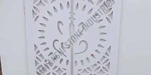 White Sandstone Intricate Jali Screen