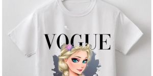 White Men Modern Printed Cotton T-Shirt