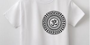 White Men Short Sleeve Printed T-Shirt