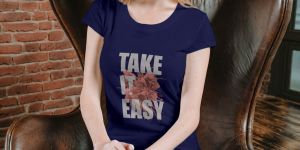 Women Daily Wear Printed Cotton T Shirt