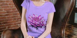 Women Regular Fit Printed Cotton T Shirt