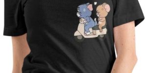 Women Stylish Printed Cotton T Shirt