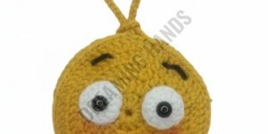 Handmade Emoji Crochet Pouch