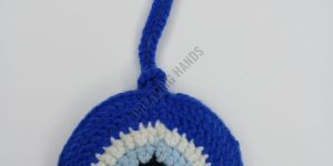 Handmade Evil Eyes Crochet Pouch
