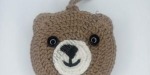 Handmade Teddy Crochet Pouch