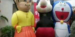 Nylon Inflatable Walking Cartoon Character