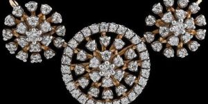 Medium Diamond Cluster Mangalsutra