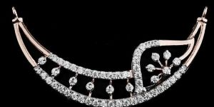 S Curve Diamond Mangalsutra