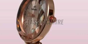 Rose Gold Stainless Steel Women Wrist Watch