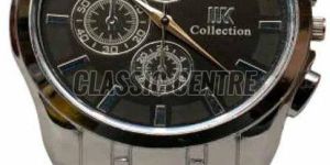 Silver Stainless Steel Analog Men Watch