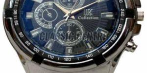 Silver Stainless Steel Chain Men Watch