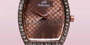 women square shape diamond designer watch