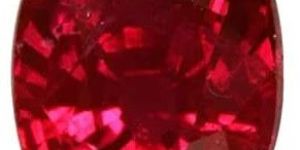 Oval Red Garnet Gemstone