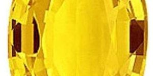 Oval Yellow Sapphire Gemstone