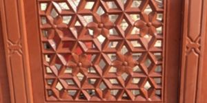 Rectangular Red Sandstone Jali