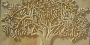 Tree of Life Sandstone Wall Panel