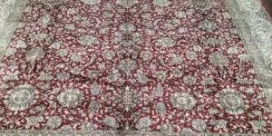 All OVER Red 6.9 Ft 9.8 Ft. Handmade Carpet