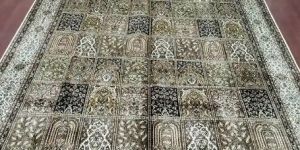 Royal Taj Handmade Hand Knotted Kashmir Silk Carpet