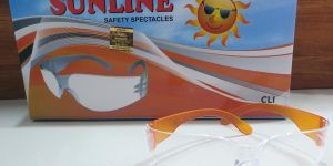 White Sunline Safety Goggles