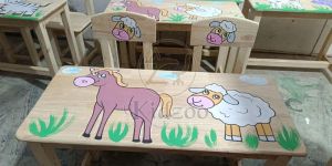 Wooden Kid Furniture For Play School