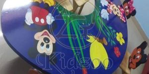 Wooden Play School 6 Seater Table Chair Set