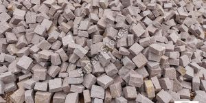 Red Hand Cut Cobblestone