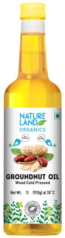 Organic Wood Cold Pressed Groundnut Oil