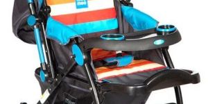 Spacious Baby Pram With 3 Position Seating