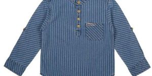 Stylish Shirt with Pant Mandarin Collar for Boys