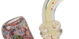 Colorful S-Shaped Sherlock Glass Pipe