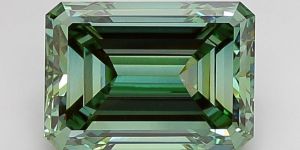 premium green lab grown diamond