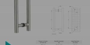 Stainless Steel Glass Door Handles