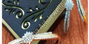 Silver Brass AD Diamonds Bracelet