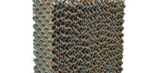 Green Brown Honeycomb Cooling Pad