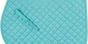 Sky Blue Horse Cotton Saddle Pad