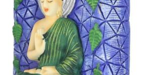 Polyresin Blessing Buddha Statue