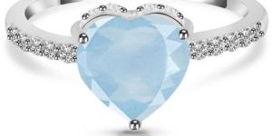 Ladies Aquamarine Gemstone Ring