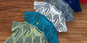 Mens Replica Puma Printed Half Sleeves Round Neck T-shirt