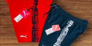 Mens Replica Puma Thigh Length Dri Fit Shorts