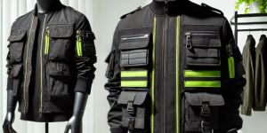 Mens Polyester Utility Jacket